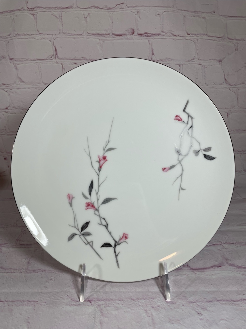 Vintage Cherry Blossom 1067 Fine China Dinner Plate Japan